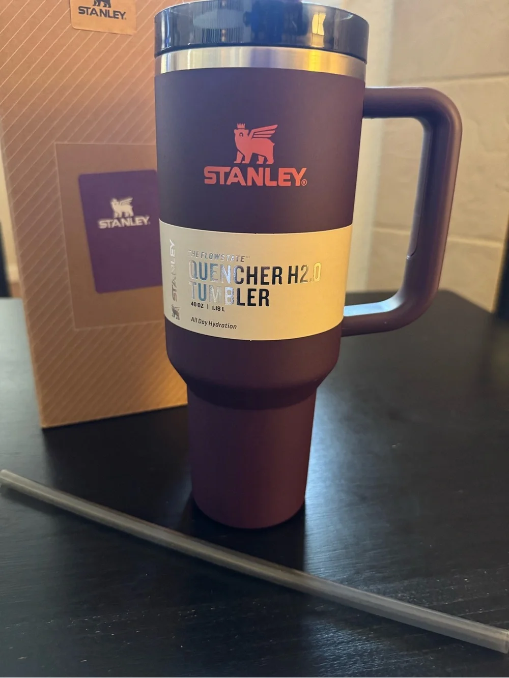 Stanley 40oz Quencher Tumbler, Plum. Brand New in Box - Picture 2 of 6